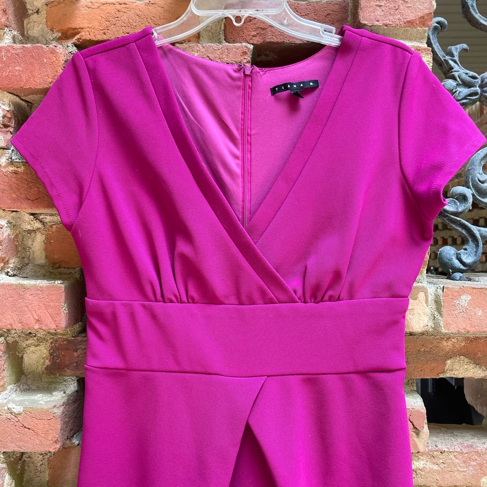 TIANA B. Fuchsia Dress Size 8